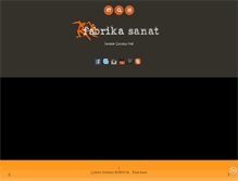 Tablet Screenshot of fabrikasanat.com